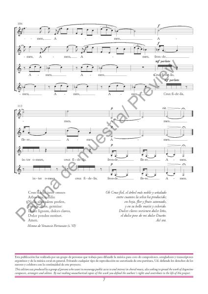Crux fidelis (Alberto Balzanelli - coro femenino)